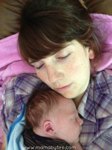 naptime cuddling nursing breastfeeding